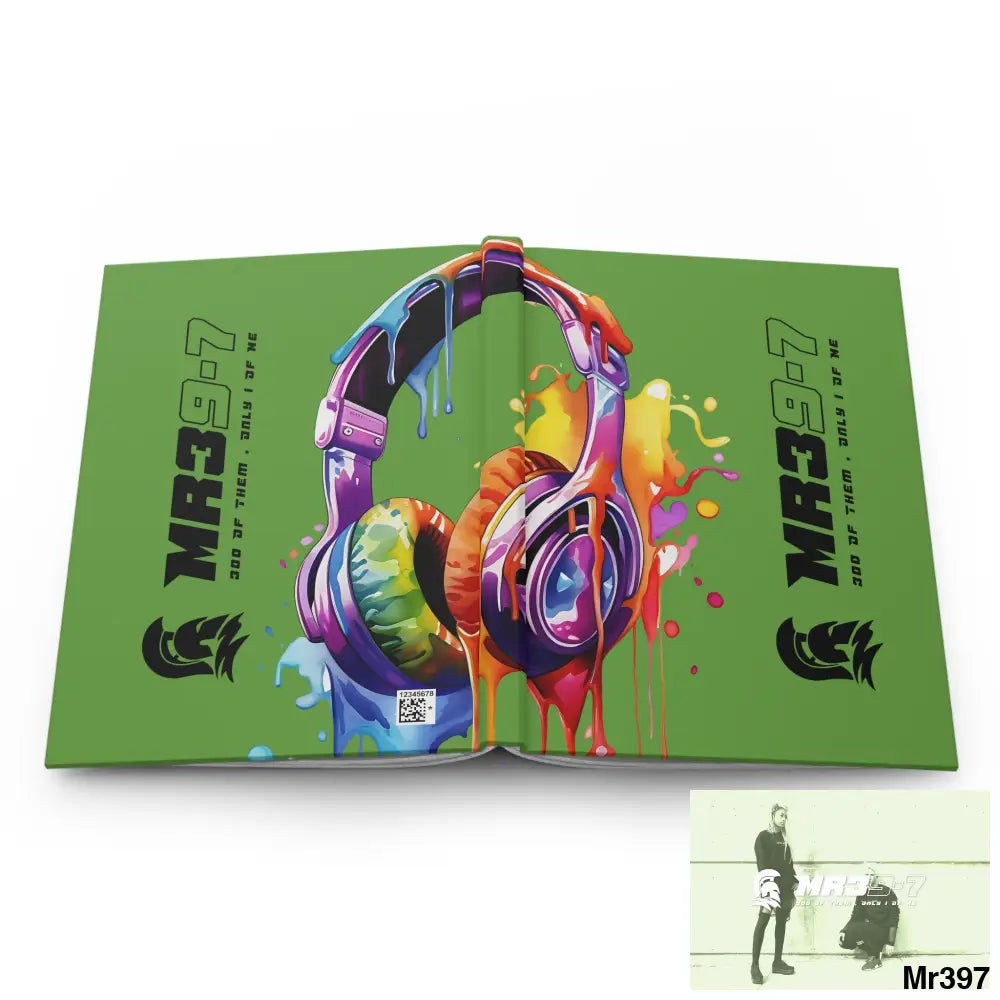 Copy of Mr39-7 Melting Headset Hardcover Journal Matte Journal Paper products