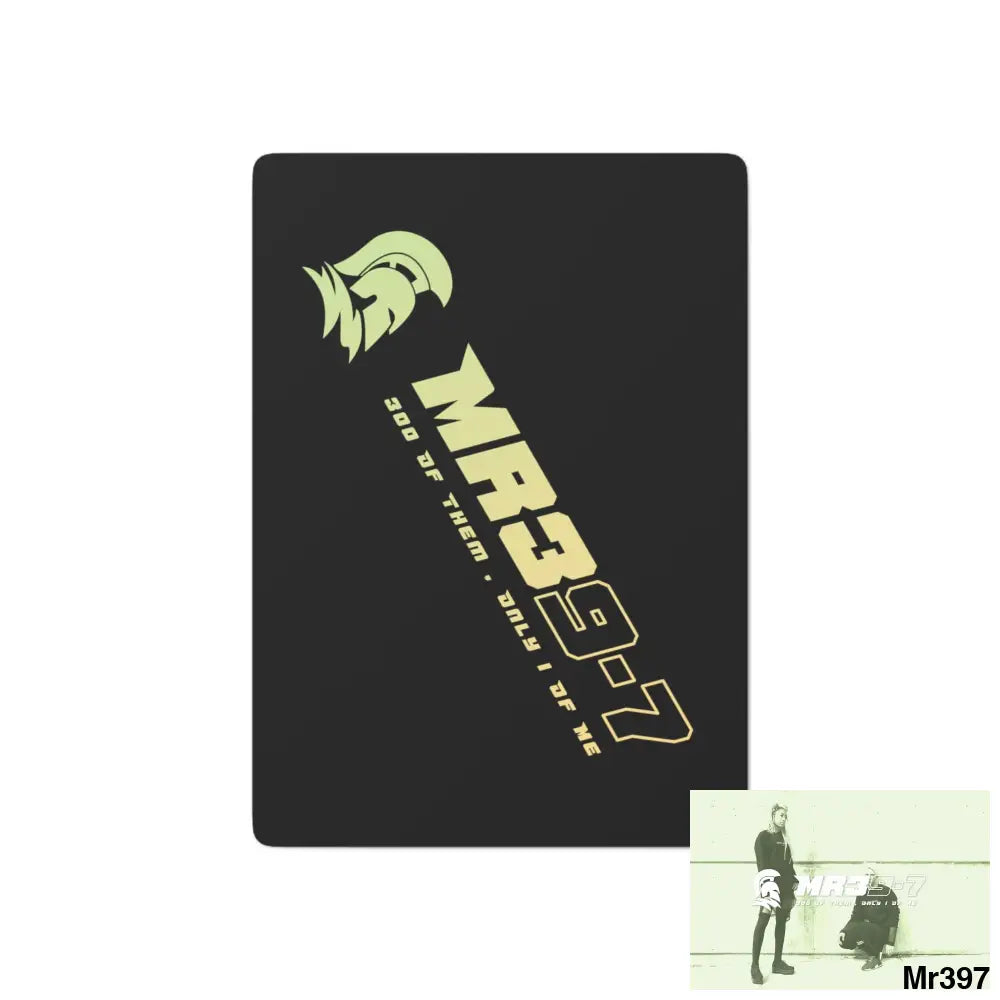 Copy of MR39 Custom Poker Cards 2.47’’ x 3.47’’ / White / Semi Glossy Paper products