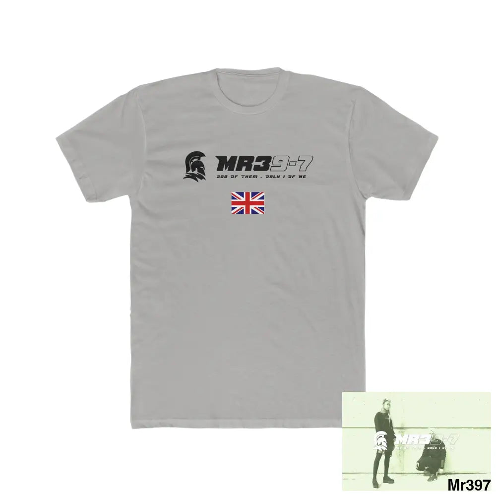 Copy of MR39 Telford & Wrekin -My home 2018 - Men’s Cotton Crew Tee Solid Light Grey / S T-Shirt