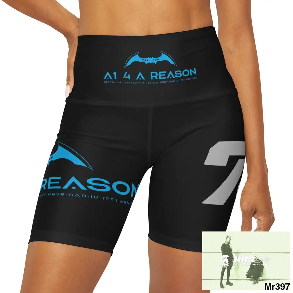 Copy of MR39 THAILAND 02-2016 High Waisted Yoga Shorts (AOP) All Over Prints