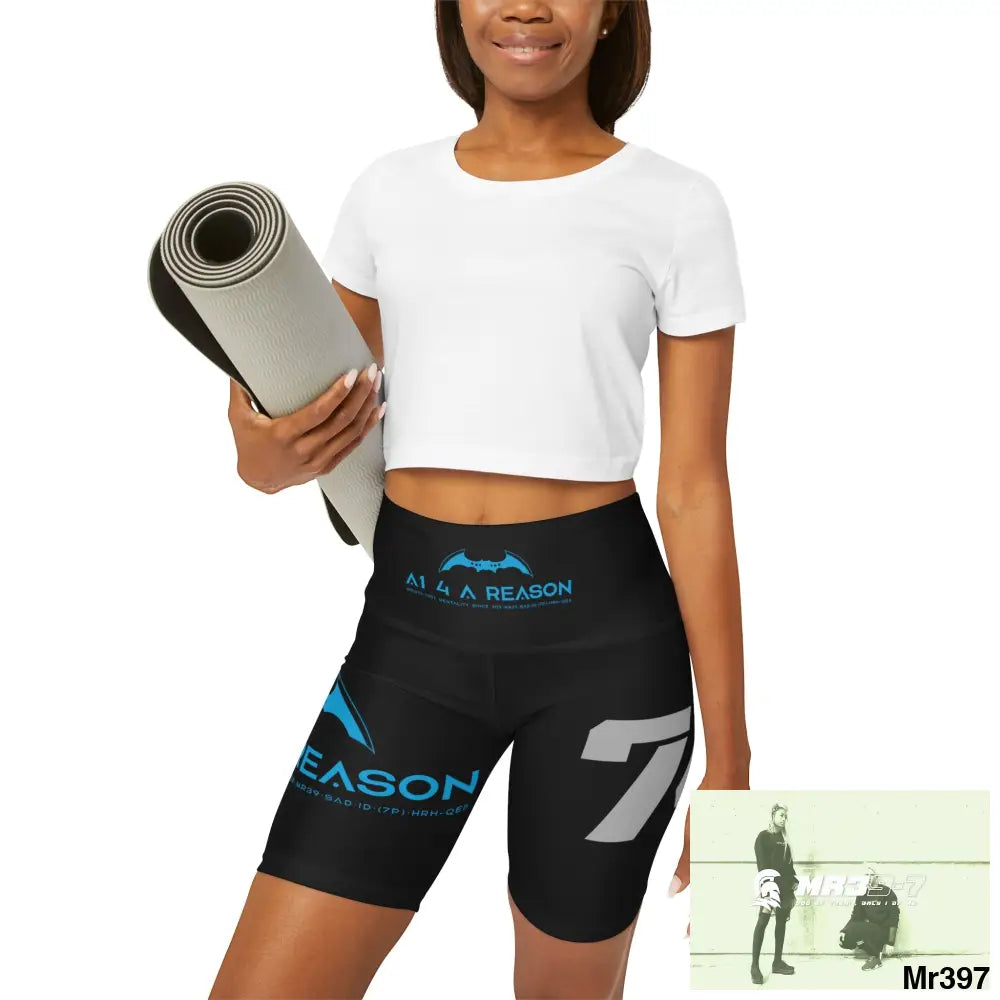 Copy of MR39 THAILAND 02-2016 High Waisted Yoga Shorts (AOP) All Over Prints