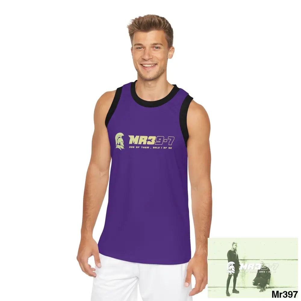 Copy of Copy of Mr39 Unisex Basketball Jersey (AOP) XS / Black rib All Over Prints