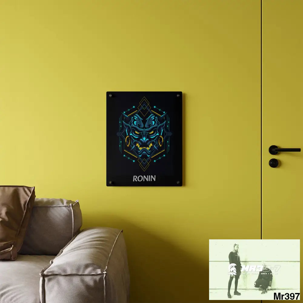 Copy of Ronin Evil Samurai Warrior Acrylic Wall Art Panels Home Decor