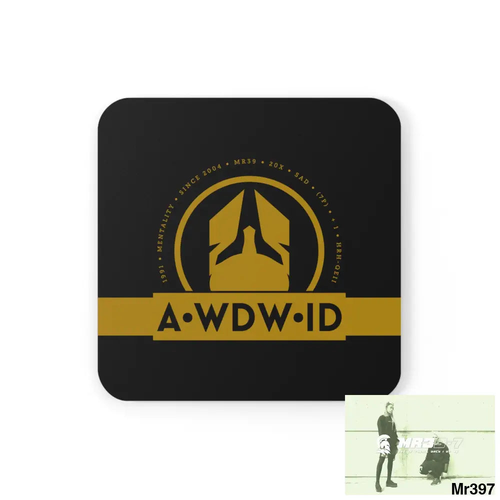 Copy of WDW.ID Corkwood Coaster Set Cork / 3.75’’ × 3.75’’ / Square Home Decor