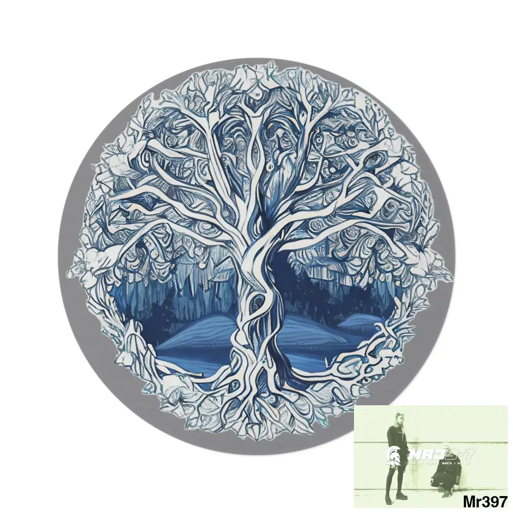 Copy of Yggdrasil Intricate Tree of life Round Rug 60’’ × 60’’ Home Decor