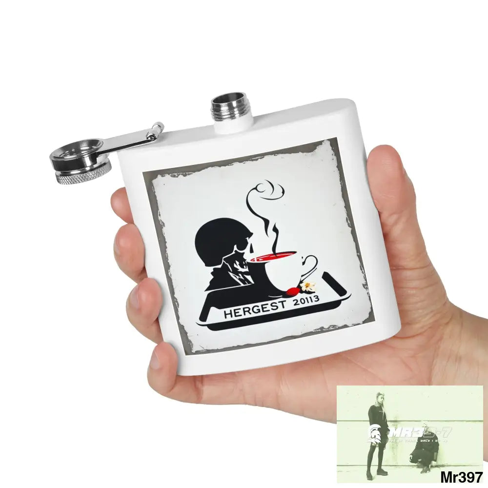 Cyanide Tea December 2013 He’s Undercover SAS no 3 Stylish Stainless Steel Flask for Tea/ Coffee Lovers - 6oz