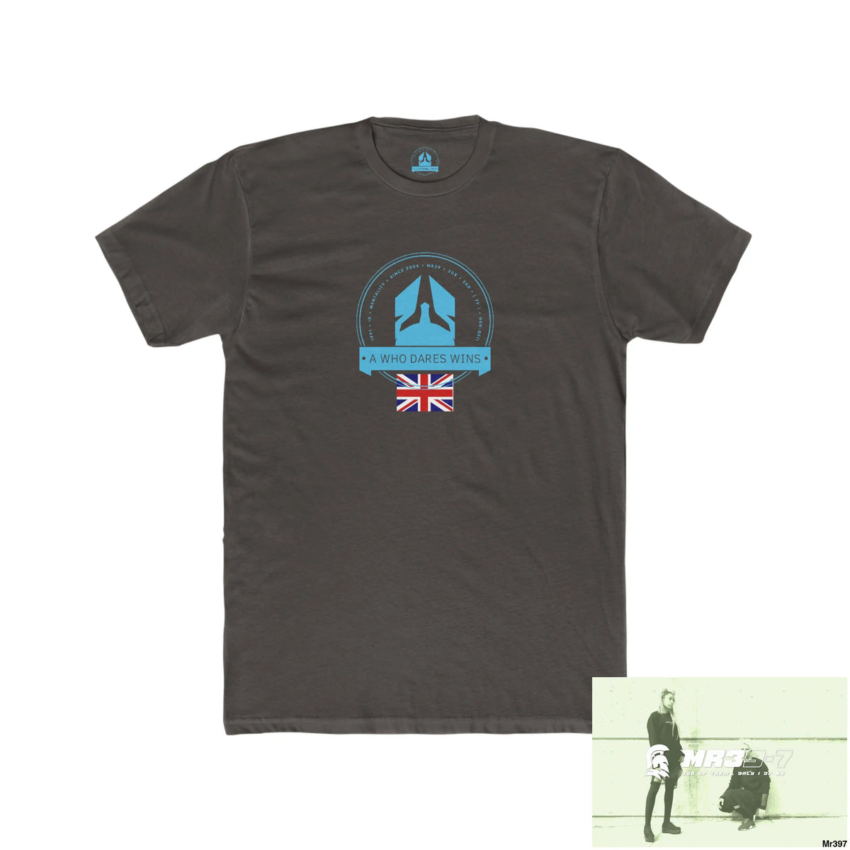 Dahab 2014 A Who Dares Wins 6am Russian Red Sea Adventure Men’s Cotton Crew Tee Solid Dark Chocolate / S T-Shirt