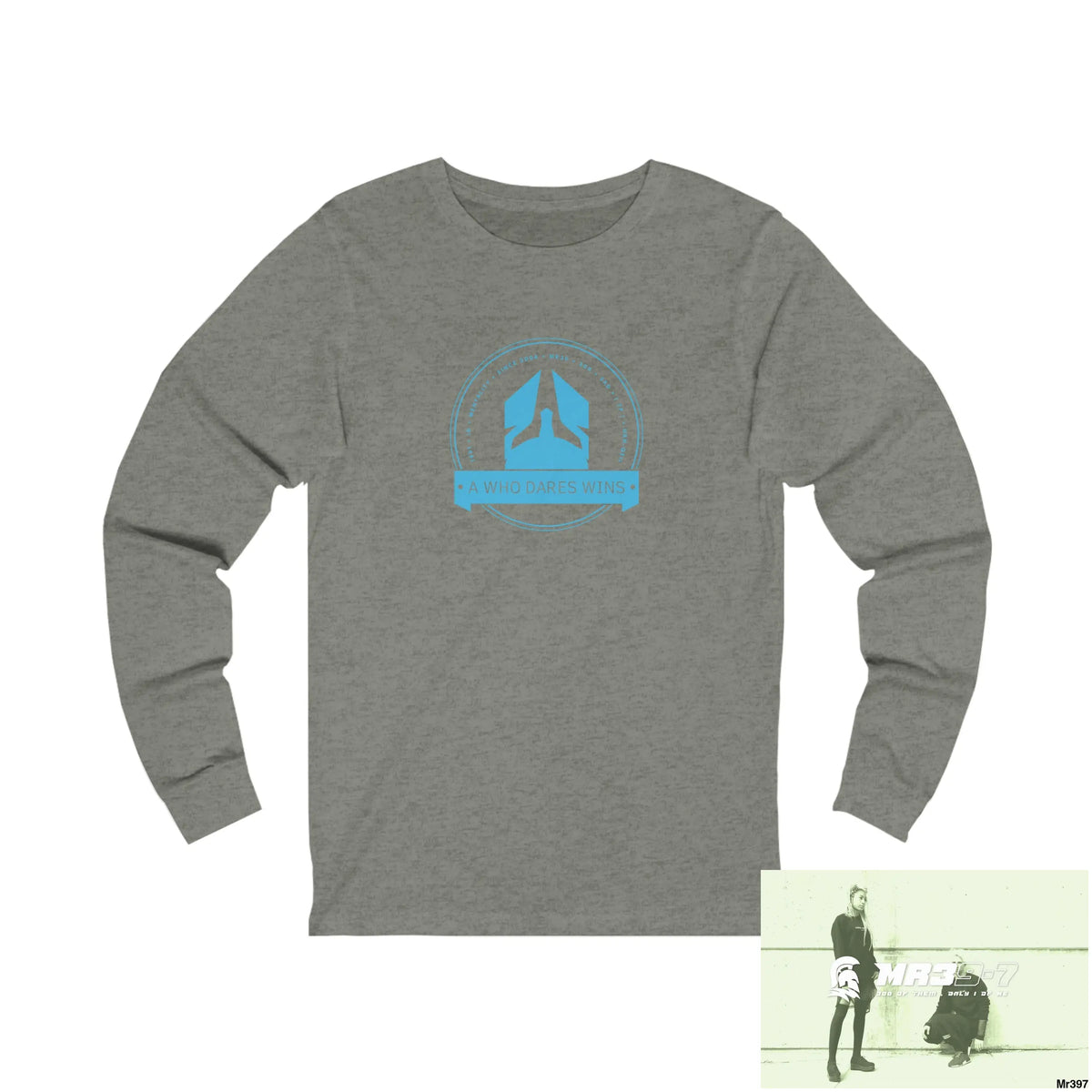 Dahab in blind A1 Who Dares Wins Unisex Jersey Long Sleeve Tee S / Grey TriBlend Long-sleeve