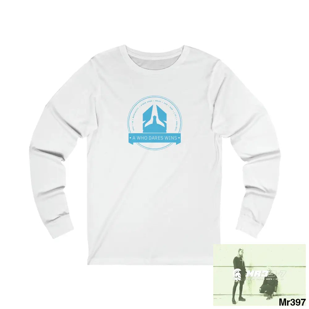 Dahab in blind A1 Who Dares Wins Unisex Jersey Long Sleeve Tee S / White Long-sleeve