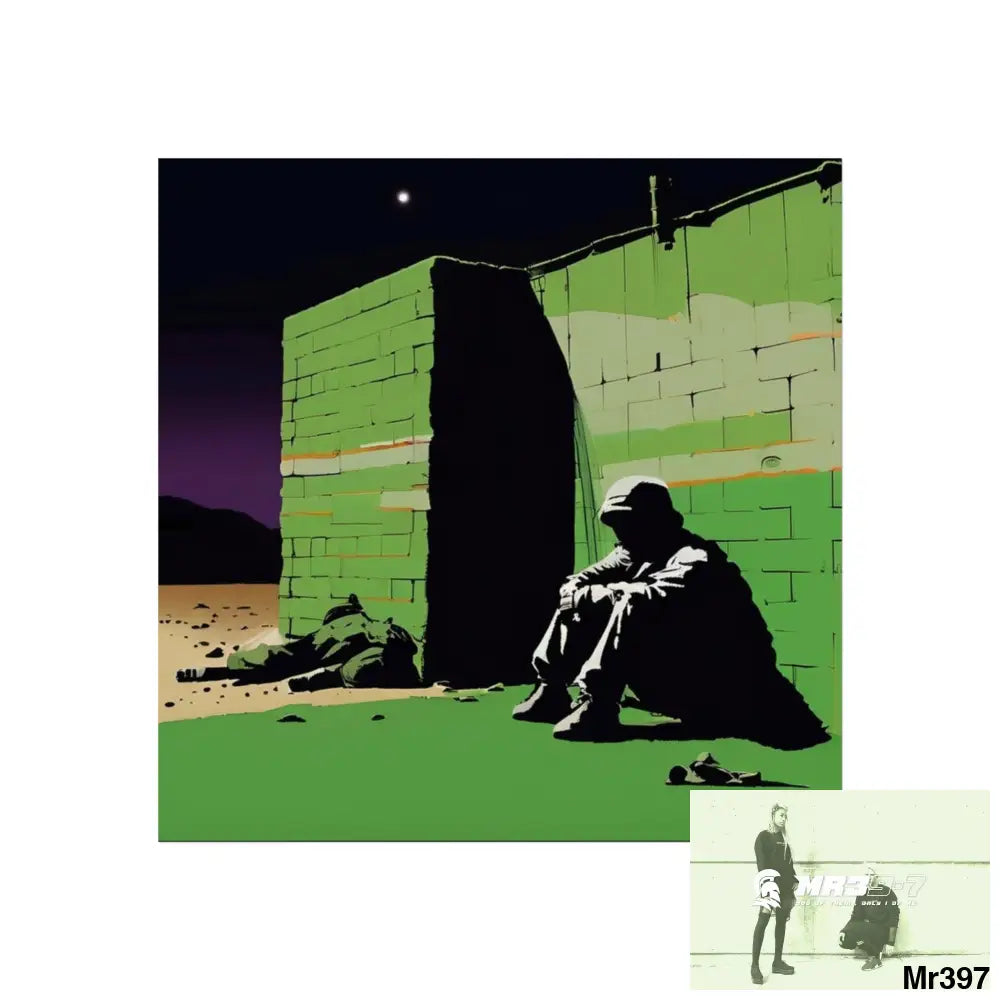 Dahab Series — The Night I Was Left Alone Fine Art Posters 16″ x 16″ / Matte Poster