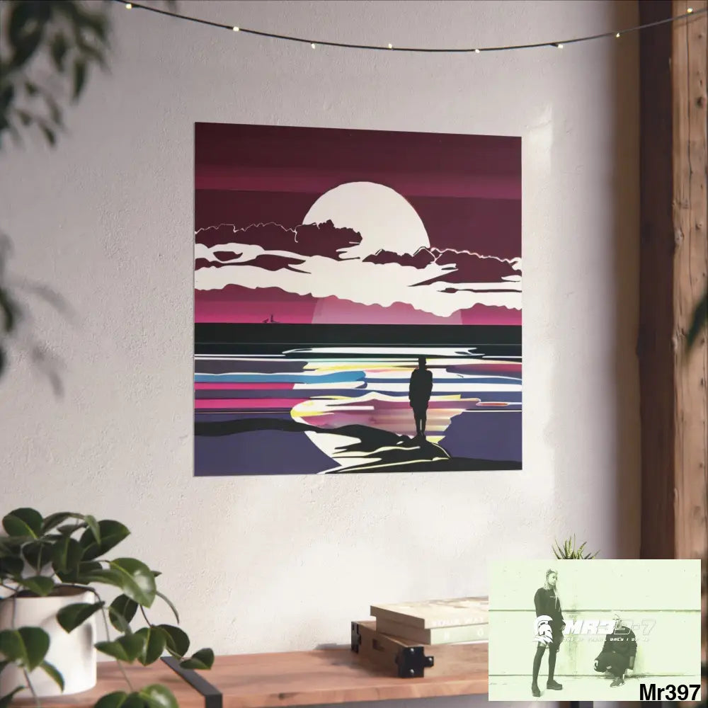 DAHAB — THE WAIT (PURPLE EDITION) Evidence-Grade Limited Art Print Art Posters Poster