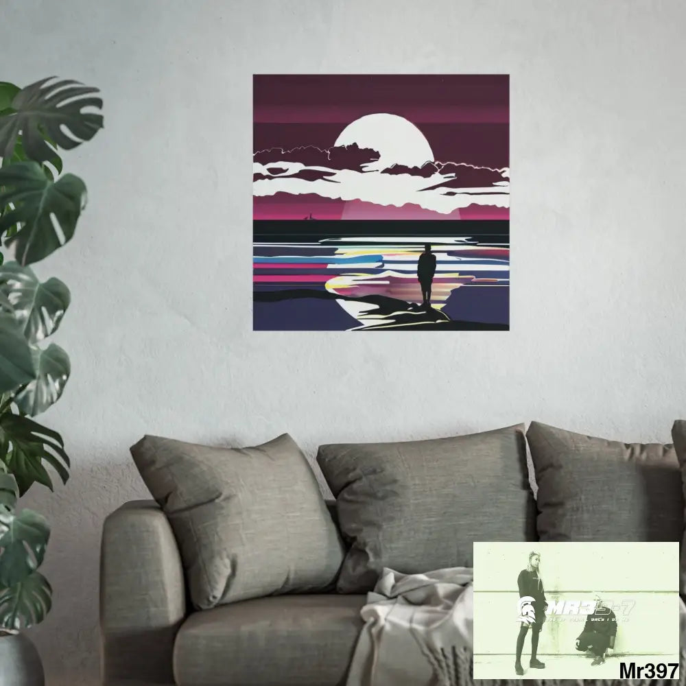 DAHAB — THE WAIT (PURPLE EDITION) Evidence-Grade Limited Art Print Art Posters Poster