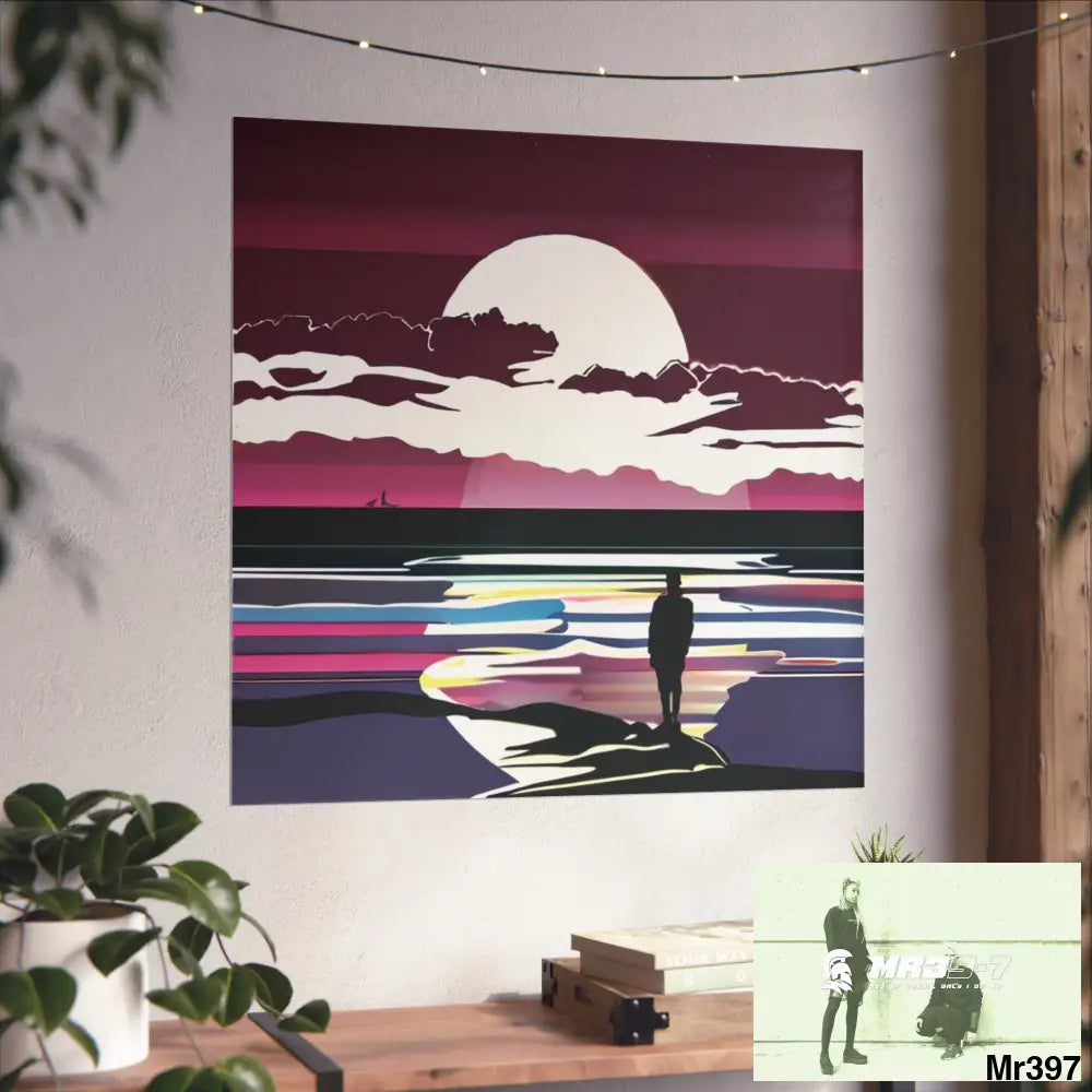 DAHAB — THE WAIT (PURPLE EDITION) Evidence-Grade Limited Art Print Art Posters Poster