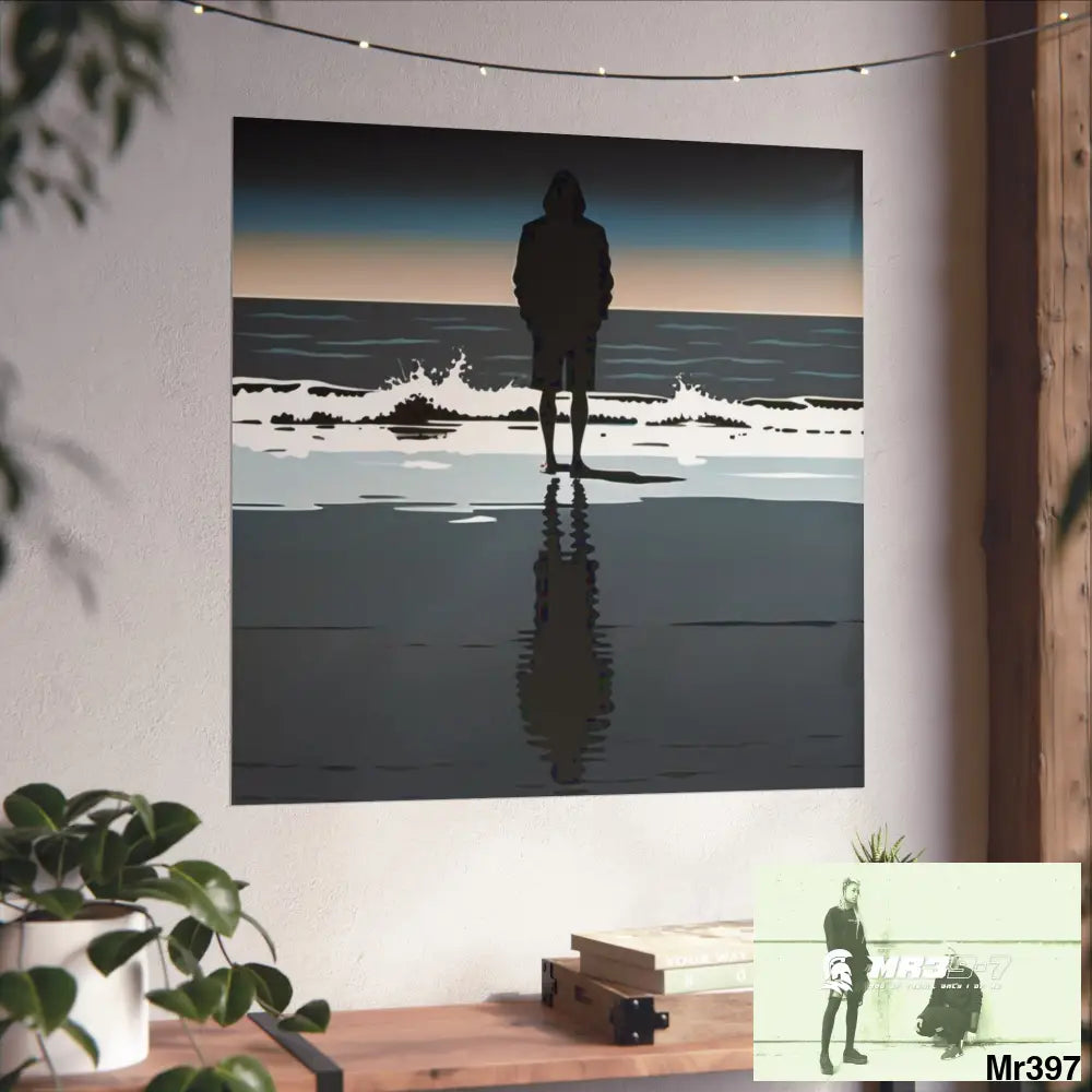 DAHAB — WAIT AT FIRST LIGHT (Silver Edition) A1 Who Dares Wins | MR39-7 Fine Art Posters Poster