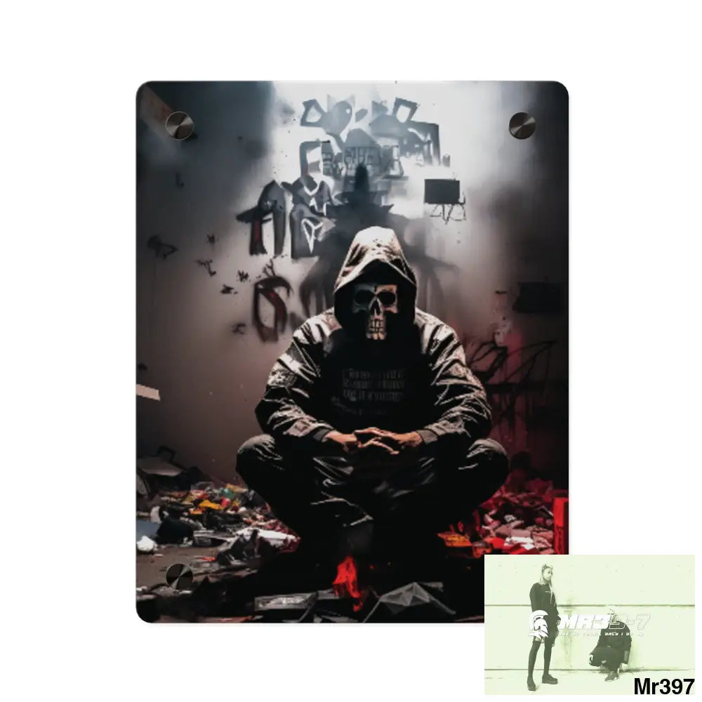 Death Flat 2628 days Covert Failures Ltd Edition no 22 Acrylic Wall Art Panels 8″ x 10″ (Vertical) / 0.25’’ Home Decor