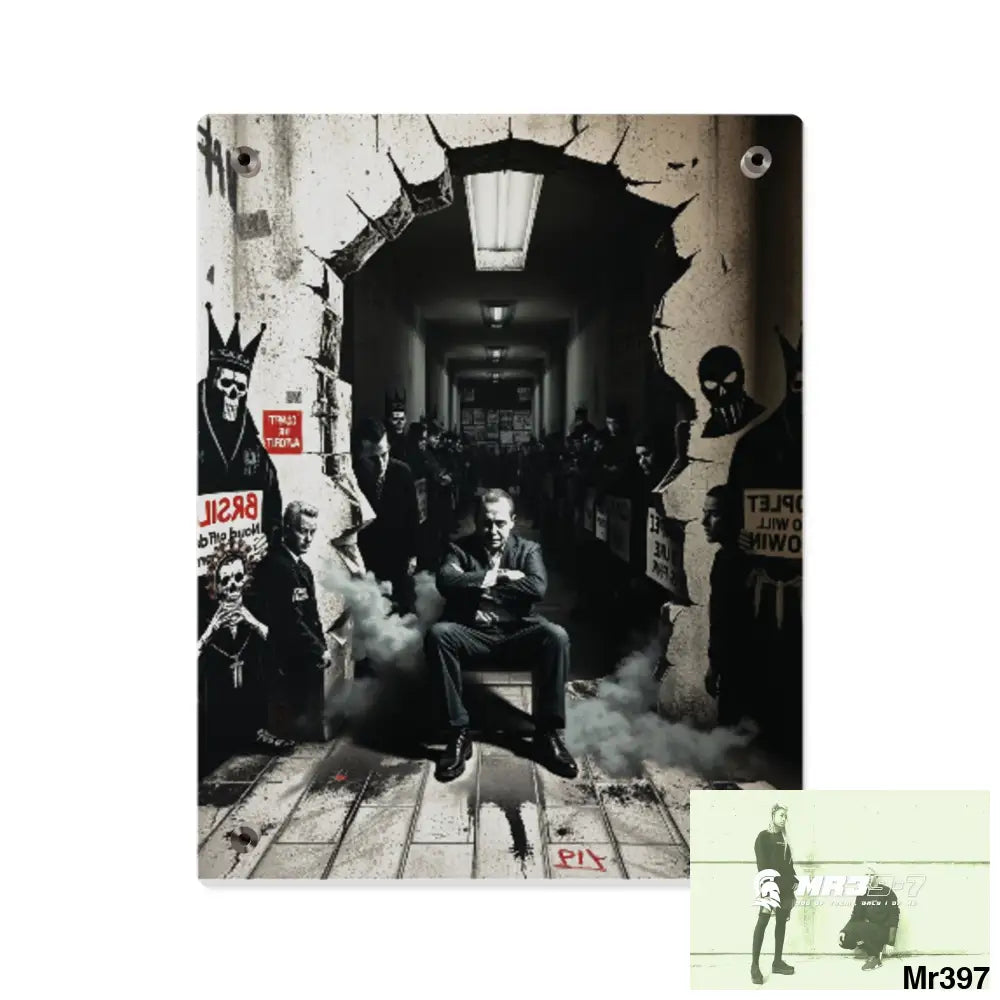 Death Flat 2628 days Covert Failures Ltd Edition no 22 Acrylic Wall Art Panels Home Decor