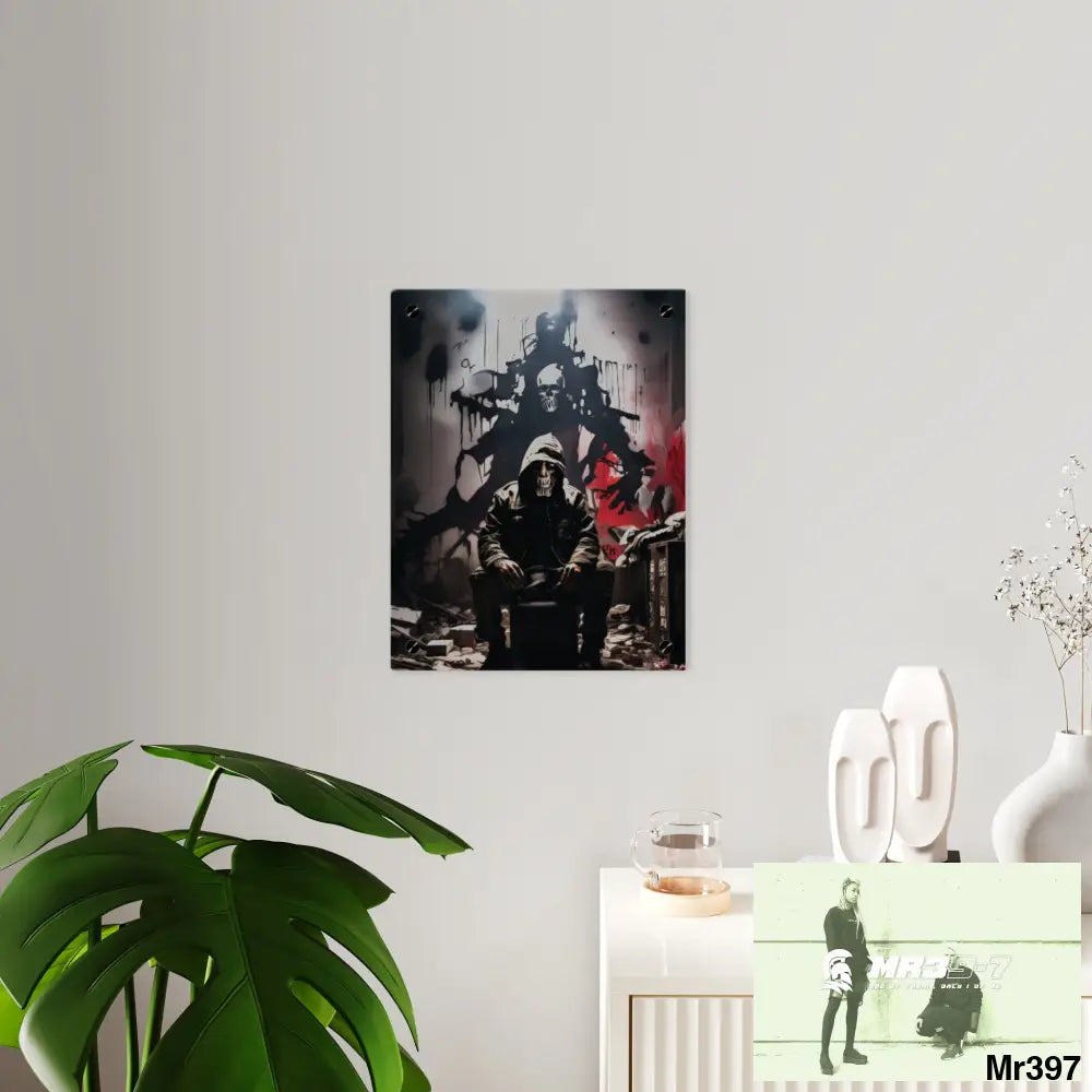 Death Flat 2628 days Covert Failures Ltd Edition no 22 Acrylic Wall Art Panels Home Decor