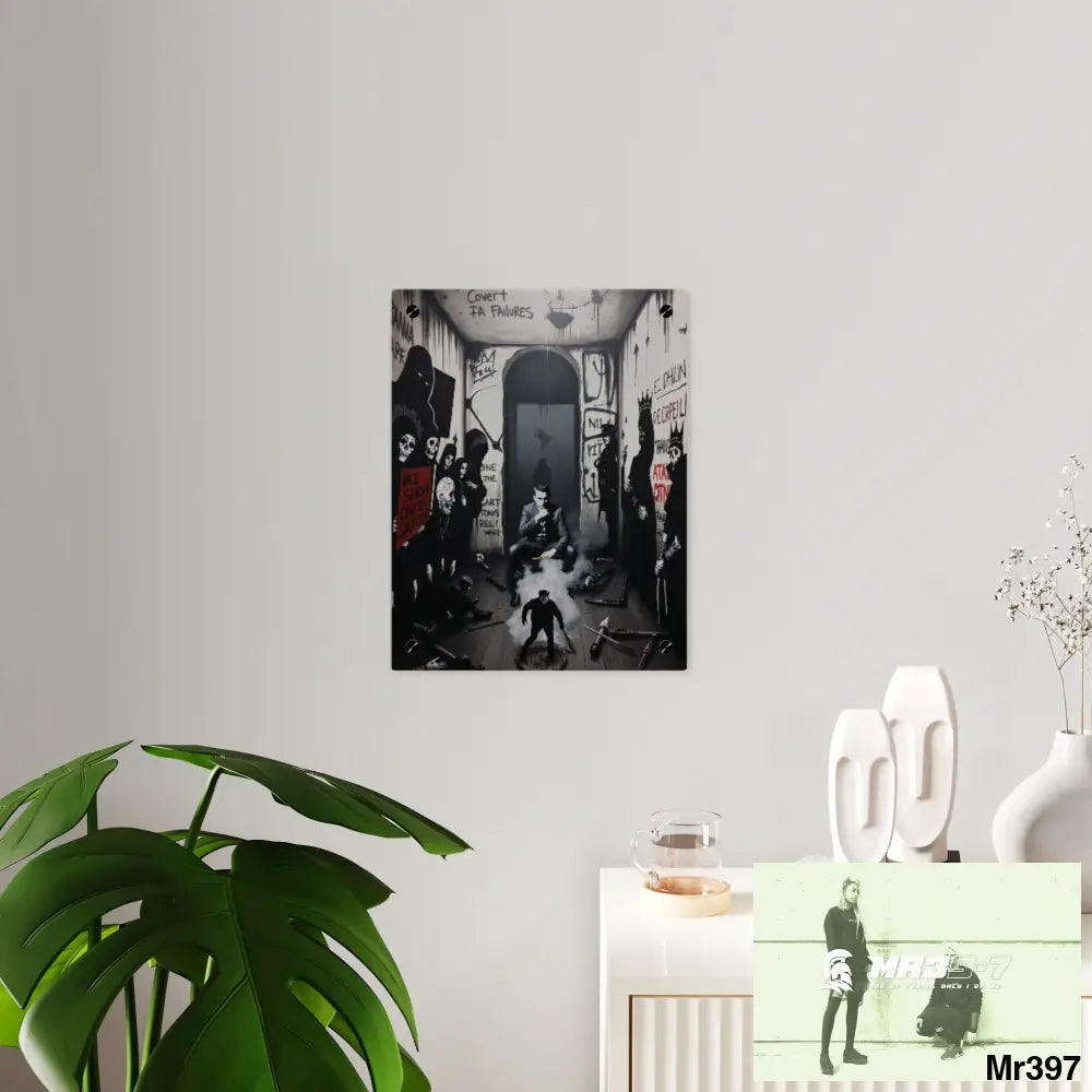 Death Flat 2628 days Covert Failures Ltd Edition no 22 Acrylic Wall Art Panels Home Decor