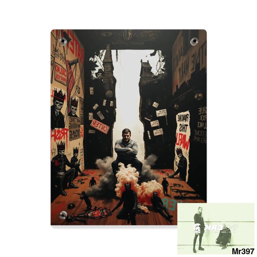 Death Flat 2628 days Covert Failures Ltd Edition no 22 Acrylic Wall Art Panels Home Decor