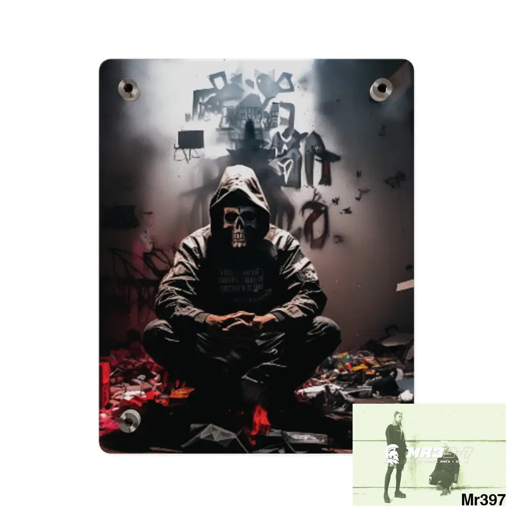 Death Flat 2628 days Covert Failures Ltd Edition no 22 Acrylic Wall Art Panels Home Decor