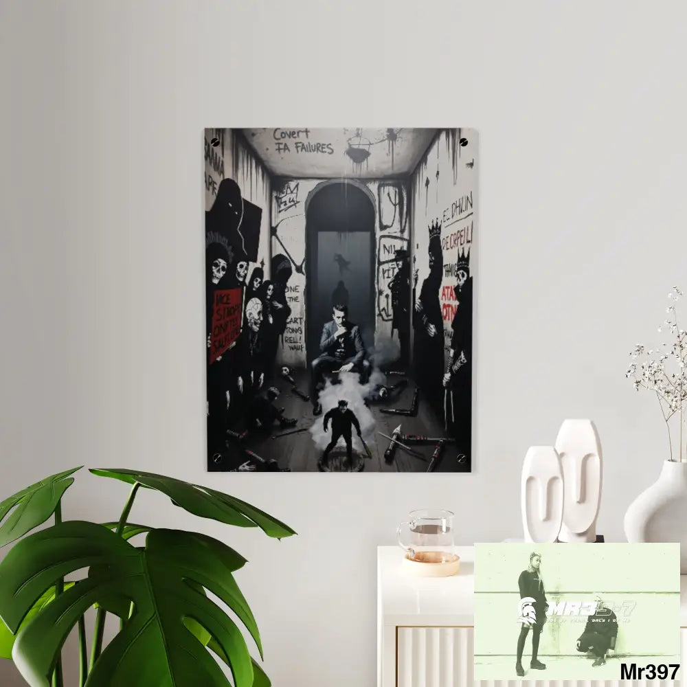 Death Flat 2628 days Covert Failures Ltd Edition no 22 Acrylic Wall Art Panels Home Decor