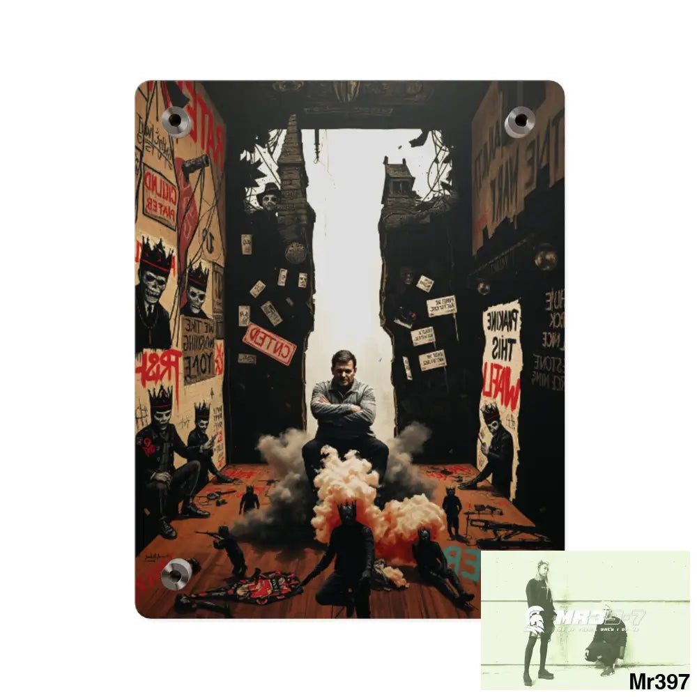 Death Flat 2628 days Covert Failures Ltd Edition no 22 Acrylic Wall Art Panels Home Decor