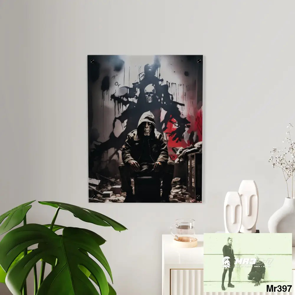 Death Flat 2628 days Covert Failures Ltd Edition no 22 Acrylic Wall Art Panels Home Decor