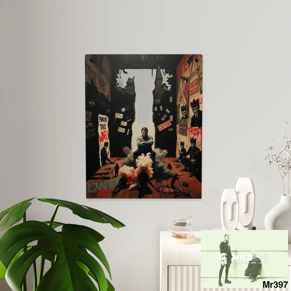 Death Flat 2628 days Covert Failures Ltd Edition no 22 Acrylic Wall Art Panels Home Decor