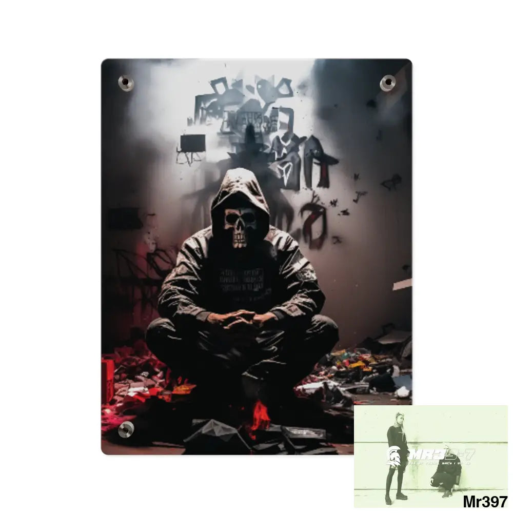 Death Flat 2628 days Covert Failures Ltd Edition no 22 Acrylic Wall Art Panels Home Decor