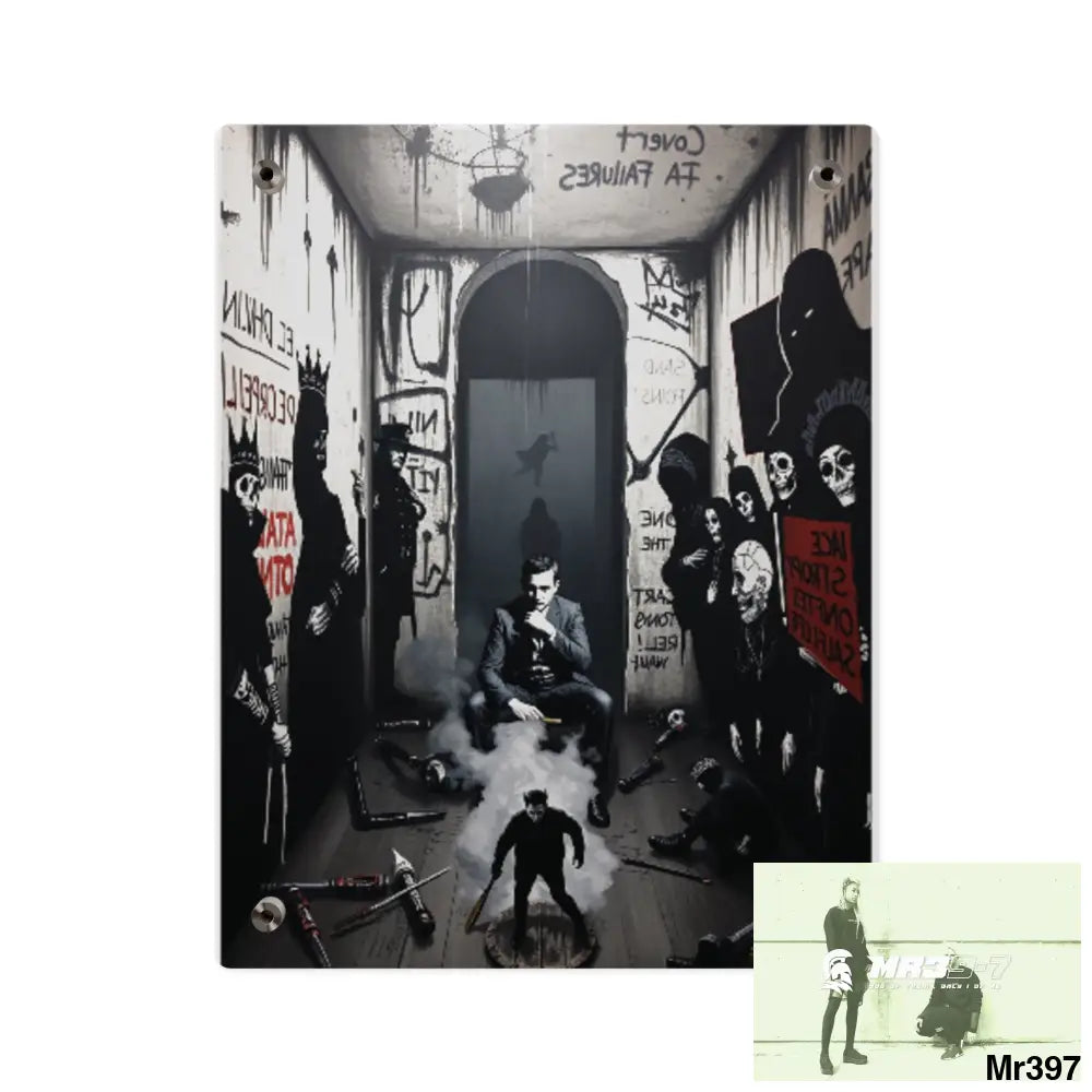 Death Flat 2628 days Covert Failures Ltd Edition no 22 Acrylic Wall Art Panels Home Decor