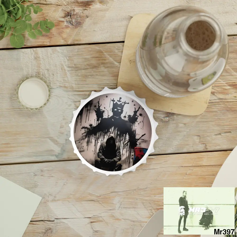 DEATH FLAT 2628 DAYS COVERT FAILURES LTD EDITION NO 22 Magnetic Bottle Opener One size / White Accessories