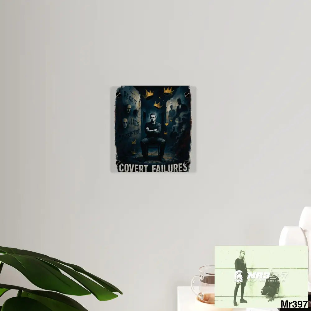 Death Flat 2628 days Covert Failures Ltd Edition no A1 Acrylic Wall Art Panels Home Decor