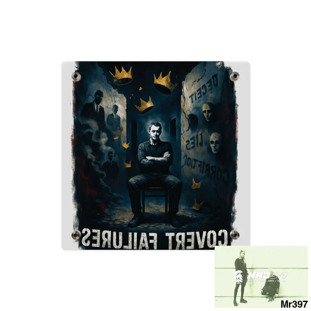 Death Flat 2628 days Covert Failures Ltd Edition no A1 Acrylic Wall Art Panels Home Decor