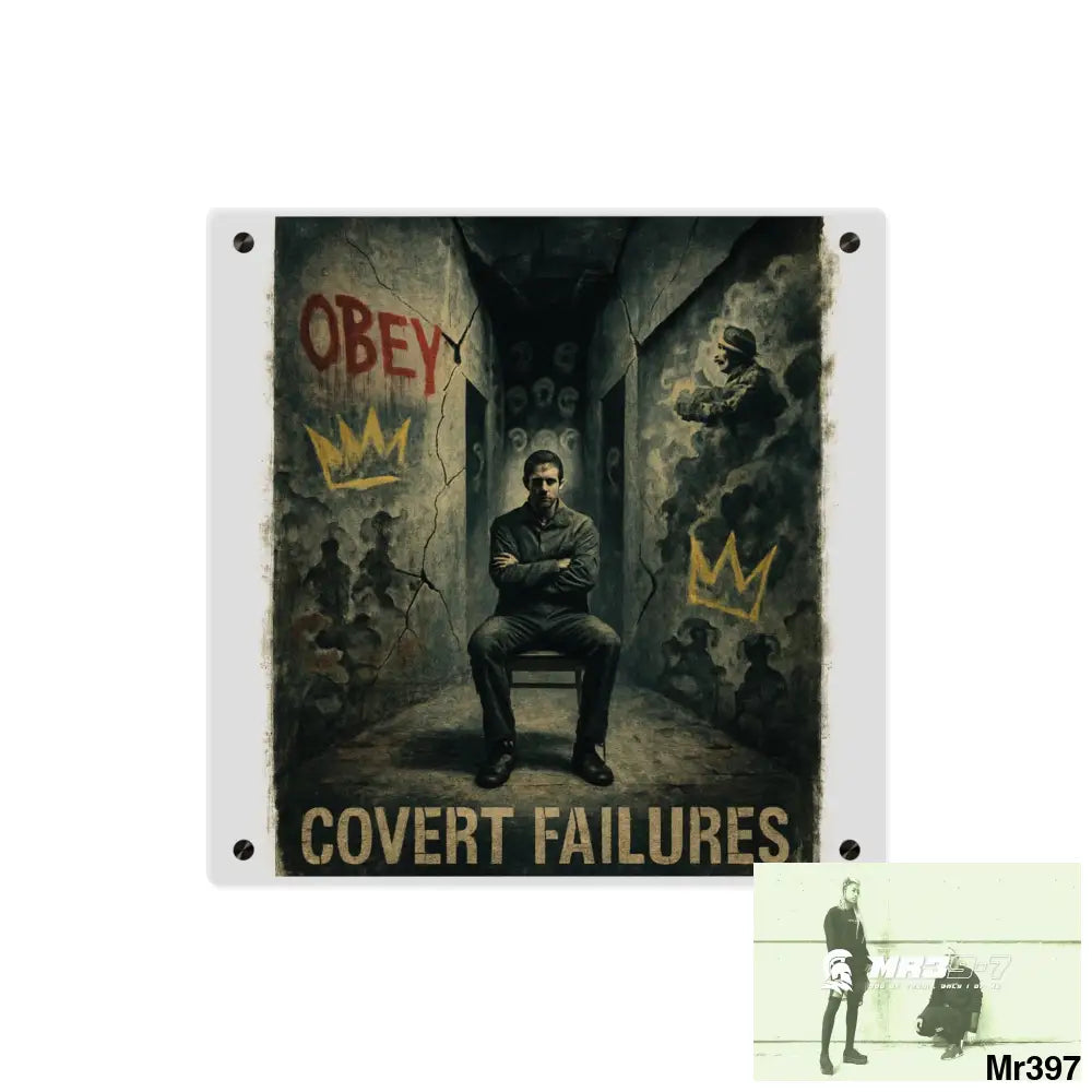 Death Flat 2628 days Covert Failures Ltd Edition no B2 Acrylic Wall Art Panels 16″ x 16″ / 0.25’’ Home Decor