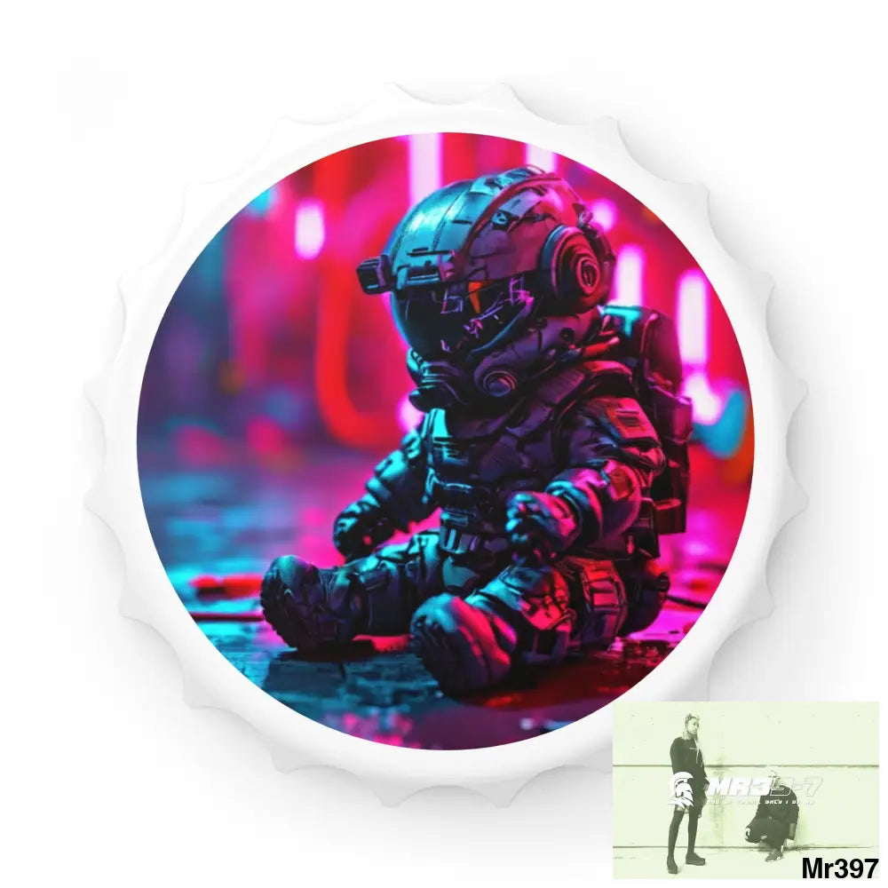 DEFIANCE WEAPONS OF CHOICE N07 DEATH FLAT 2628 DAYS EDITION NO 22 Magnetic Bottle Opener One size / White Accessories