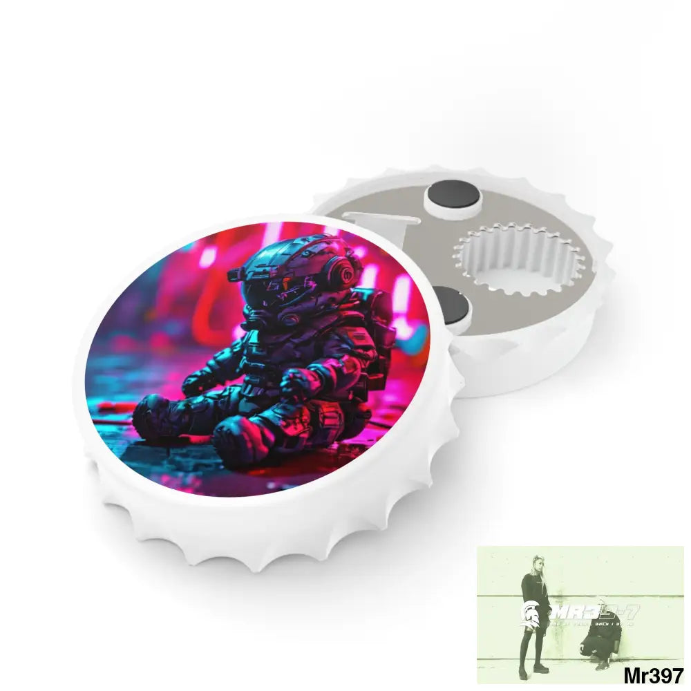 DEFIANCE WEAPONS OF CHOICE N07 DEATH FLAT 2628 DAYS EDITION NO 22 Magnetic Bottle Opener One size / White Accessories