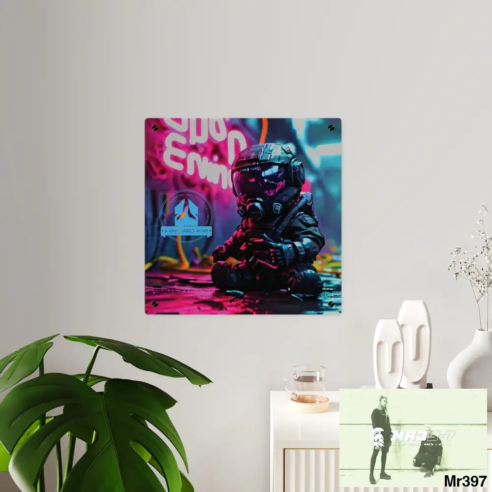 Defiance Weapons of choice no 5 2628 days Death Flat Covert Failures Ltd Edition no 22 Acrylic Wall Art Panels Home