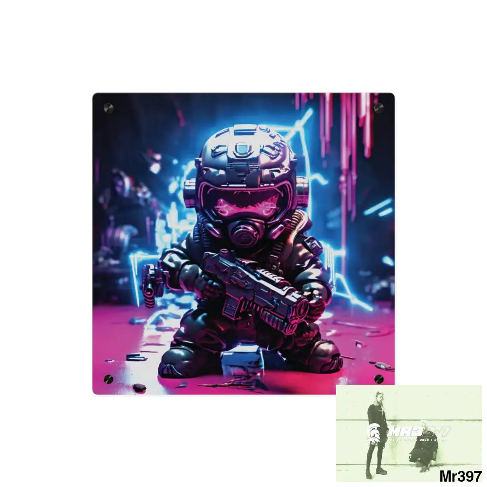 Defiance Weapons of choice no 7 2628 days Death Flat Covert Failures Ltd Edition no 22 Acrylic Wall Art Panels 16″ x