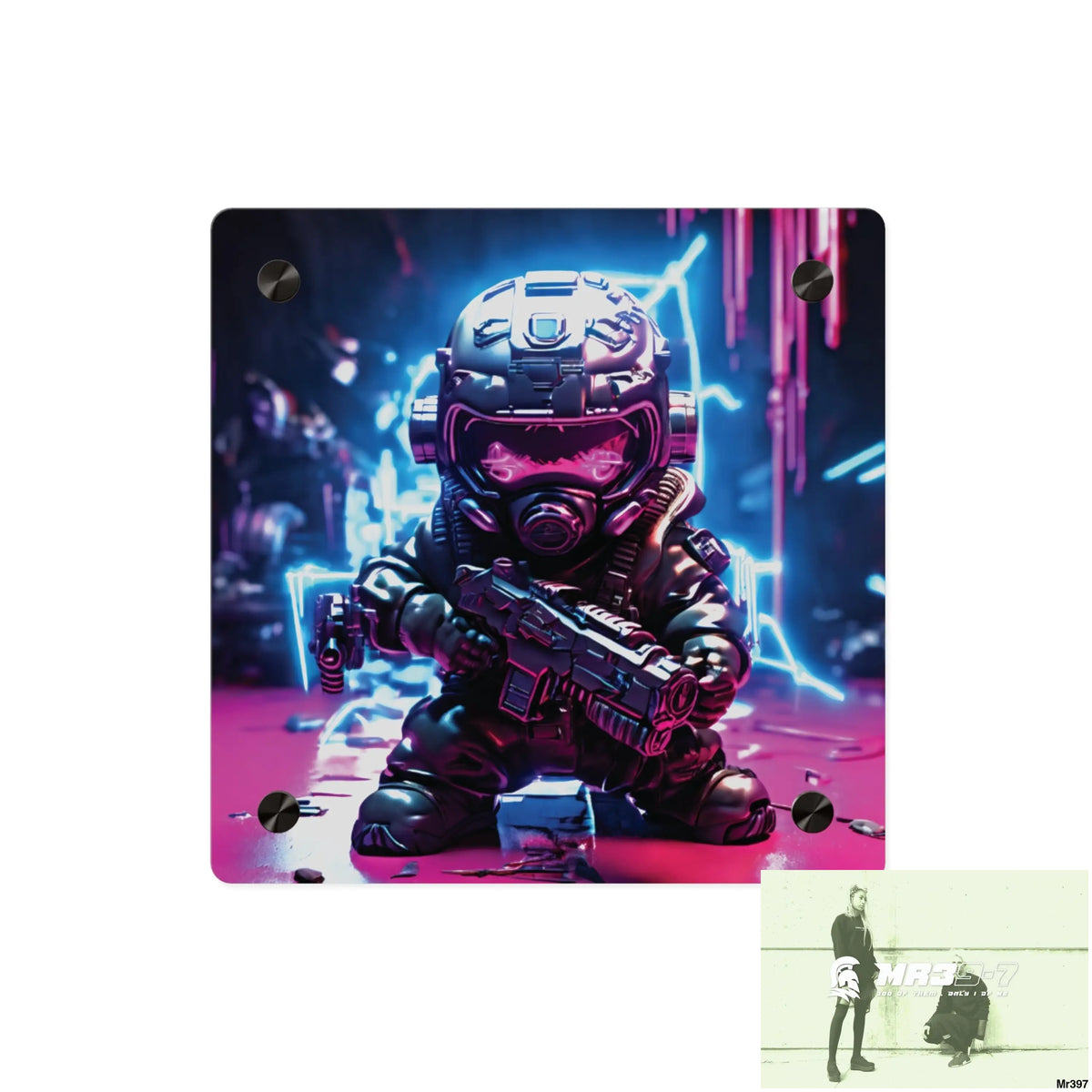 Defiance Weapons of choice no 7 2628 days Death Flat Covert Failures Ltd Edition no 22 Acrylic Wall Art Panels 8’’ x