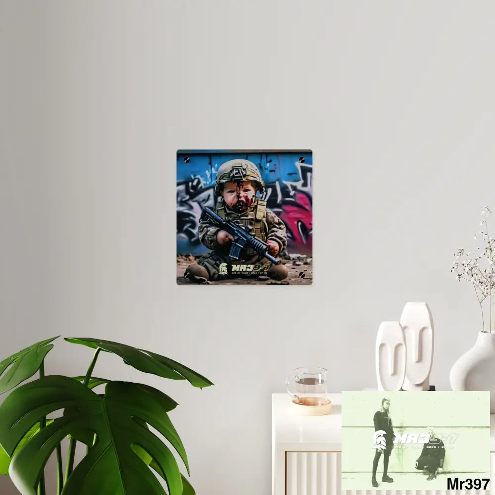 Defiance Weapons of choice no2 2628 days Death Flat Covert Failures Ltd Edition no 22 Acrylic Wall Art Panels Home Decor