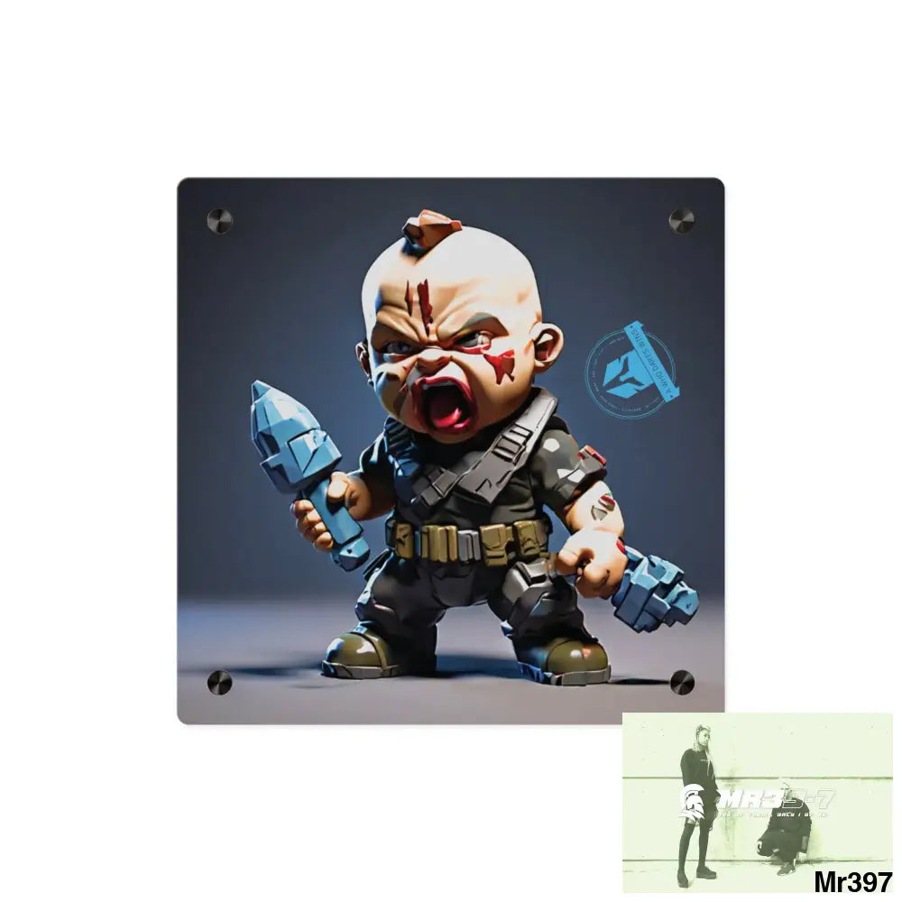 Defiance Weapons of choice no4 2628 days Death Flat Covert Failures Ltd Edition no 22 Acrylic Wall Art Panels 11’’ x