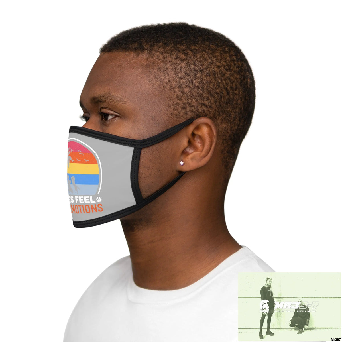 Dogs feel our emotions Mixed-Fabric Face Mask One size Accessories