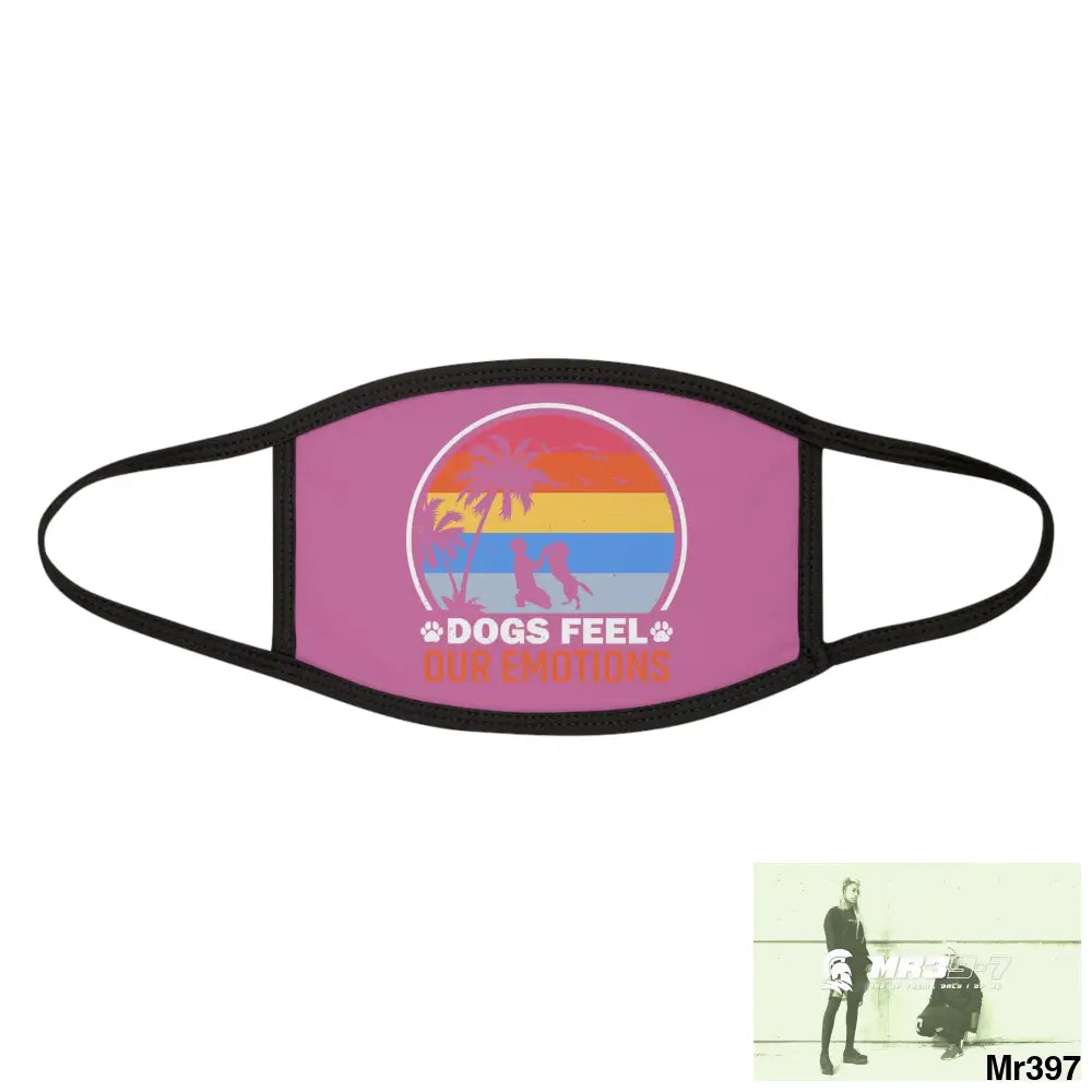 Dogs feel our emotions Mixed-Fabric Face Mask One size Accessories