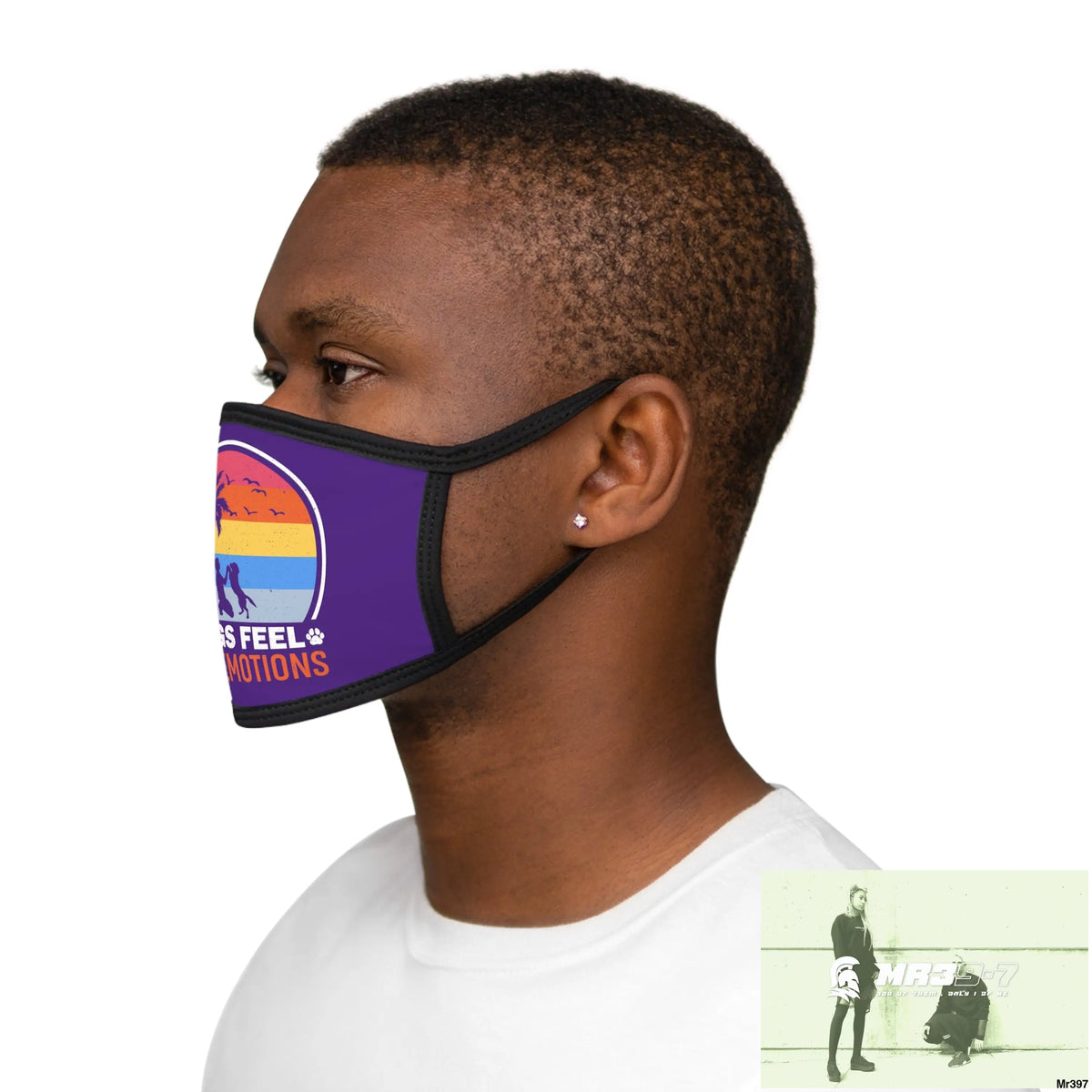 Dogs feel our emotions Mixed-Fabric Face Mask One size Accessories