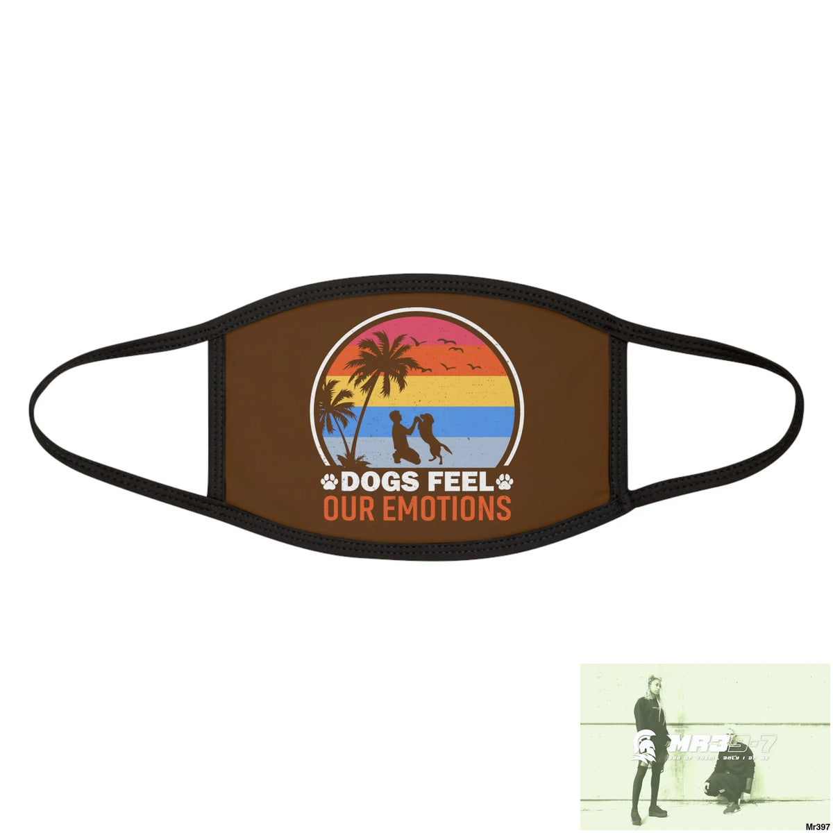 Dogs feel our emotions Mixed-Fabric Face Mask One size Accessories