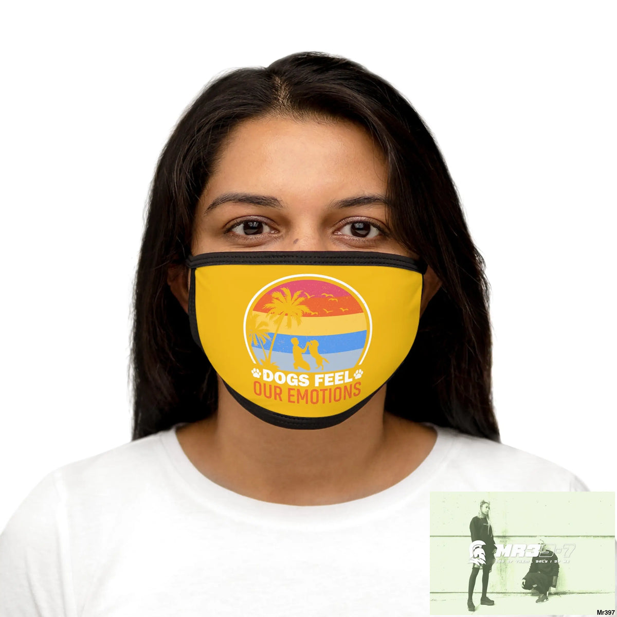 Dogs feel our emotions Mixed-Fabric Face Mask One size Accessories