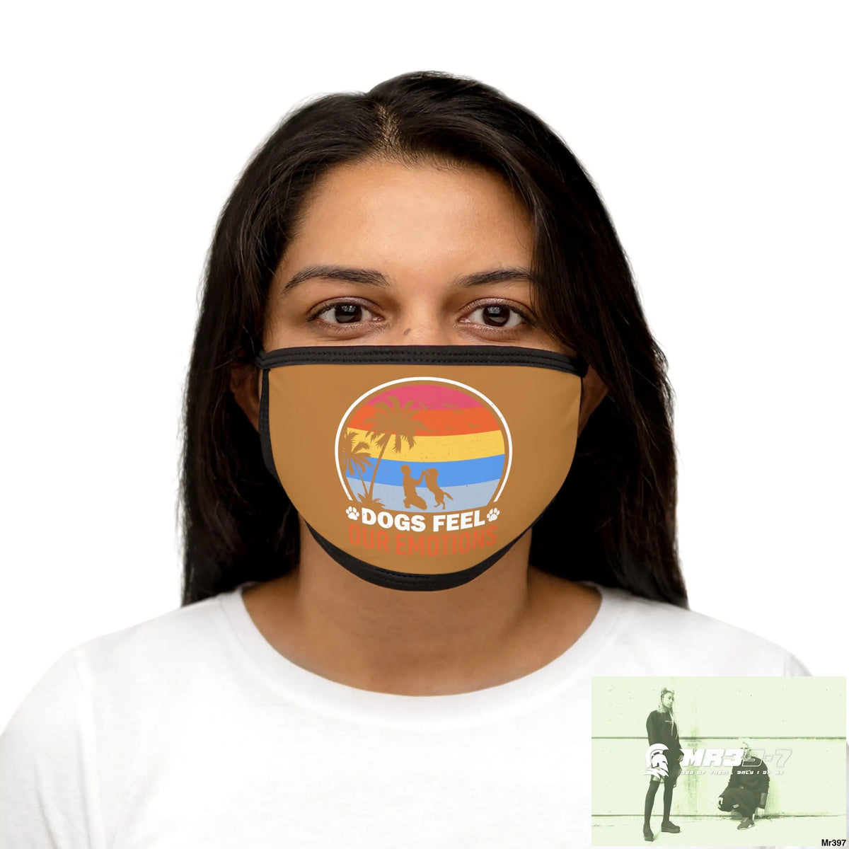 Dogs feel our emotions Mixed-Fabric Face Mask One size Accessories