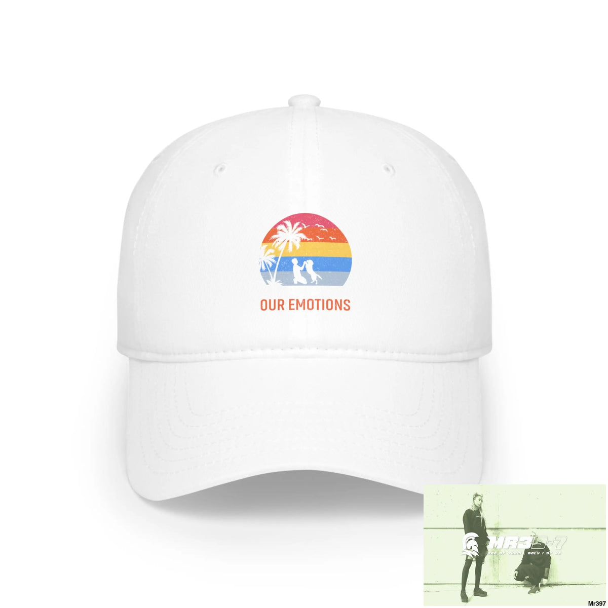 Emotional dogs Low Profile Baseball Cap White / One size Hats
