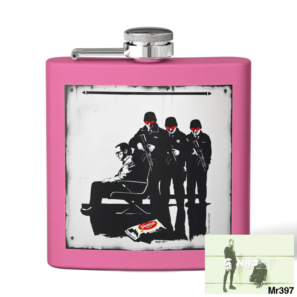 Escape From Hergest Heathrow interception no 1 Stylish Stainless Steel Flask for Tea/ Coffee Lovers - 6oz Personalized