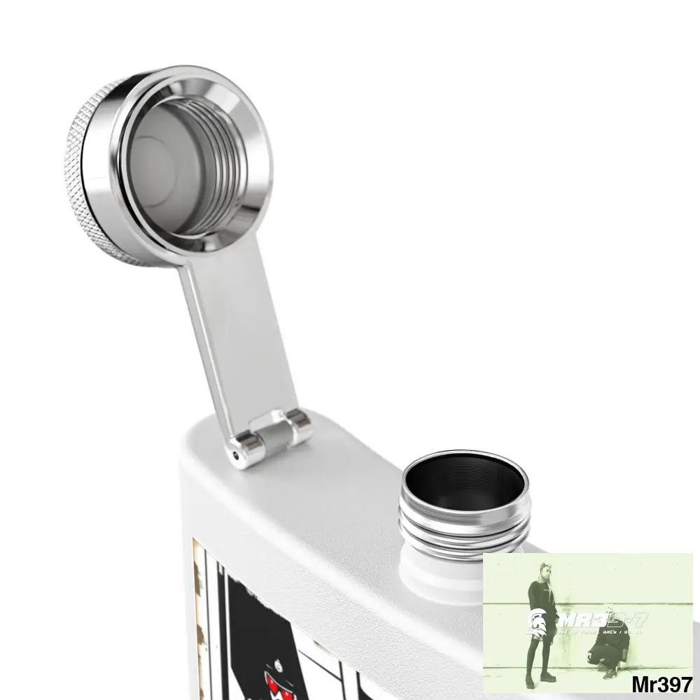 Escape From Hergest Heathrow interception no 4 Stylish Stainless Steel Flask for Tea/ Coffee Lovers - 6oz Personalized